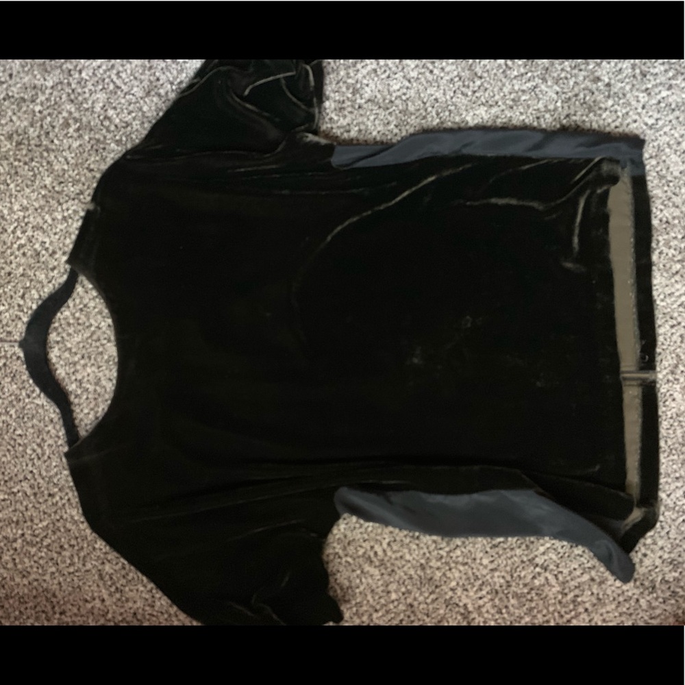Madewell Velvet and Silk tee